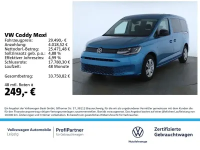 Gebraucht VW Caddy Basis 102 PS (75 kW) 2024 Blau Van / Kleinbus