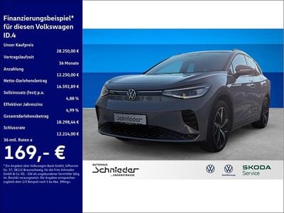 Gebraucht VW ID.4 GTX 219 kW (299 PS) 2021 Grau SUV