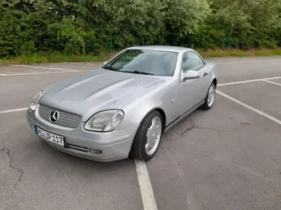 Gebraucht Mercedes SLK200 136 PS (100 kW) 1998 Silber Cabrio