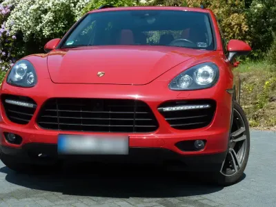 Gebraucht Porsche Cayenne Turbo 500 PS (367 kW) 2014 Rot SUV
