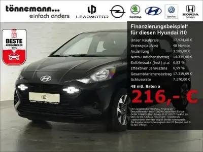 Neu Hyundai i10 Trend 79 PS (58 kW) 2025 Schwarz Kleinwagen