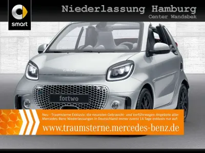 Occasion Smart ForTwo Electric Drive Prime 60 kW (82 ch) 2021 Argent Cabriolet