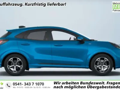 Neu Ford Puma ST-Line 155 PS (114 kW) 2026 Digital aqua blue metallic SUV