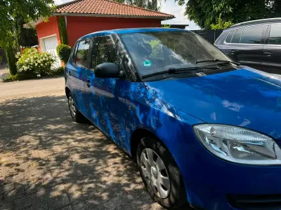 Gebraucht Skoda Fabia Style 60 PS (44 kW) 2009 Blau Limousine