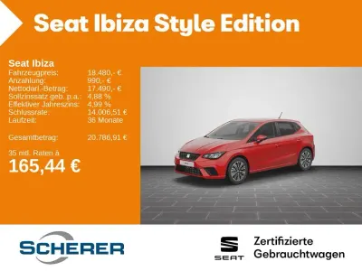 Second-hand Seat Ibiza Style 116 CP (85 kW) 2024 Roșu Hatchback