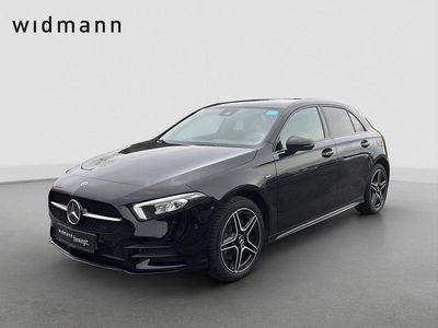 Unilack nachtschwarz Gebraucht 2021 Mercedes A250 AMG line Limousine | 23.850 € (Guter Preis)