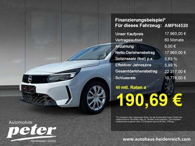 Neu Opel Corsa Edition 101 PS (74 kW) 2025 Kontur weiss Kleinwagen