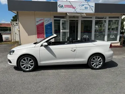 Gebraucht VW Eos Sportline 122 PS (89 kW) 2012 Weiß Cabrio