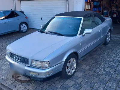 Gebraucht Audi Cabriolet Basis 150 PS (110 kW) 1998 Silber Cabrio