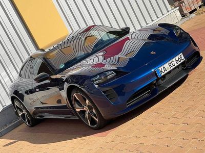 Blau Gebraucht 2020 Porsche Taycan Turbo Limousine | 72.300 € (Fairer Preis)