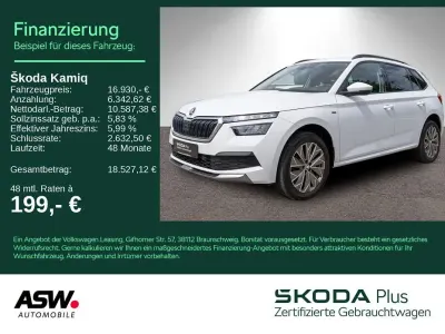 Gebraucht Skoda Kamiq Clever 110 PS (80 kW) 2021 Moonweiss metallic SUV