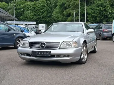 Gebraucht Mercedes SL500 Edition 326 PS (239 kW) 2002 Silver arrow metallic (777u) Cabrio