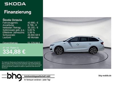 Weiß Gebraucht 2025 Skoda Octavia SportLine Kombi | 43.990 €