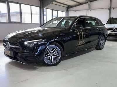 Obsidianschwarz metalliclack Gebraucht 2022 Mercedes C200 AMG line Kombi | 37.600 €
