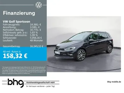 Gebraucht VW Golf Sportsvan Comfortline 131 PS (96 kW) 2018 Schwarz Van / Kleinbus