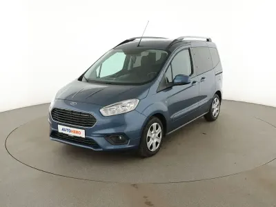Gebraucht Ford Tourneo Courier Titanium 101 PS (74 kW) 2019 Blau Van / Kleinbus