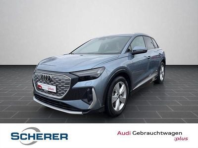 Gebraucht Audi Q4 e-tron Ambiente 150 kW (204 PS) 2022 Geysirblau metallic (metallic) SUV