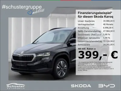 Gebraucht Skoda Karoq Tour 150 PS (110 kW) 2025 Schwarz SUV