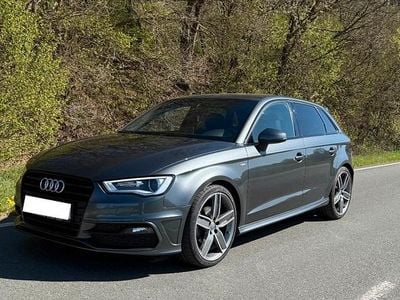 Second-hand Audi A3 Sportback S-Line 150 CP (110 kW) 2016 Gri Hatchback