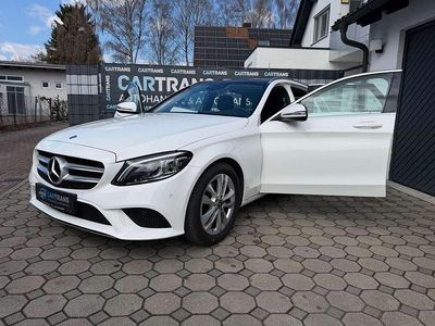 Gebraucht Mercedes C220 194 PS (142 kW) 2019 Polarweiss  unilack Kombi