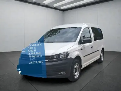 Gebraucht VW Caddy Maxi 102 PS (75 kW) 2020 Weiß Van / Kleinbus