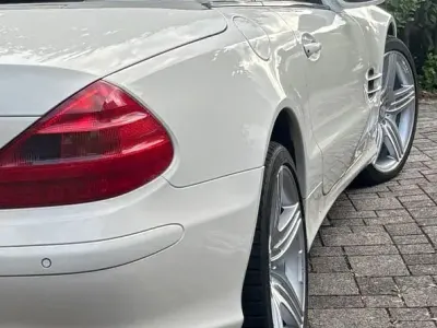 Gebraucht Mercedes SL500 306 PS (225 kW) 2002 Weiß Cabrio