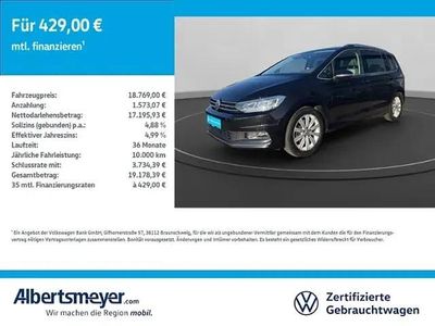 Schwarz Gebraucht 2017 VW Touran Highline Van / Kleinbus | 18.769 € (Fairer Preis)