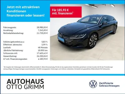 Gebraucht VW Arteon R-line 200 PS (147 kW) 2023 Deep black perleffekt (metallic) Kombi