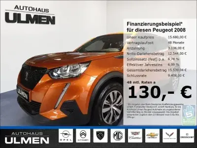 Gebraucht Peugeot 2008 Active 101 PS (74 kW) 2023 Orange SUV