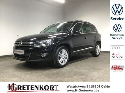 Gebraucht VW Tiguan Sportline 125 PS (91 kW) 2015 Deep black perleffekt (schwarz) SUV