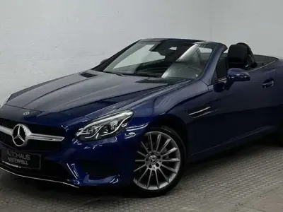 Brugt Mercedes SLC180 AMG 330 HK (242 kW) 2019 Blå Cabriolet