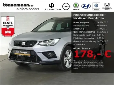 Używany Seat Arona FR 116 KM (85 kW) 2019 Srebrny SUV