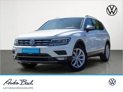 Gebraucht VW Tiguan Allspace Highline 150 PS (110 kW) 2021 Weiß SUV