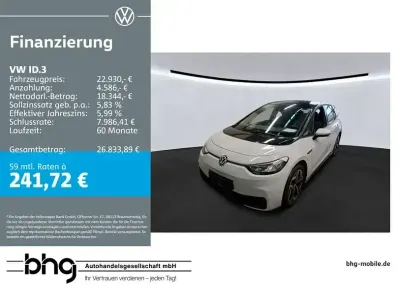 Brugt VW ID.3 Pro 107 kW (146 HK) 2022 Hvid Hatchback