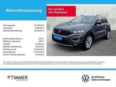Second-hand VW T-Roc Sportline 150 CP (110 kW) 2022 Gri SUV