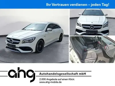 Brugt Mercedes CLA45 AMG AMG 381 HK (280 kW) 2017 Hvid Stationcar