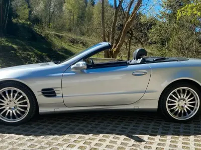 Brugt Mercedes SL350 245 HK (180 kW) 2004 Sølv Cabriolet