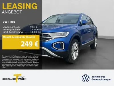 Occasion VW T-Roc Style 150 ch (110 kW) 2024 Bleue SUV