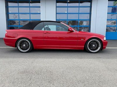 Gebraucht BMW 320 Cabriolet Sport Line 170 PS (125 kW) 2002 Rot Cabrio