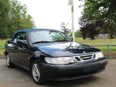 Gebraucht Saab 9-3 185 PS (136 kW) 2000 Blau Cabrio