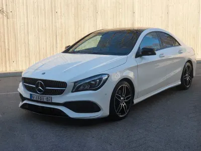 Brugt Mercedes CLA220 AMG line 184 HK (135 kW) 2018 Hvid Sedan