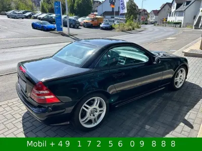 Gebraucht Mercedes SLK230 AMG 197 PS (144 kW) 2002 Obsidianschwarz  metalliclack Cabrio