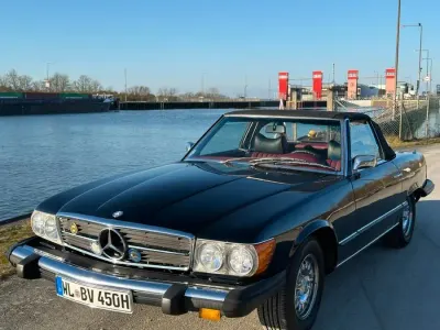 Gebraucht Mercedes SL450 218 PS (160 kW) 1975 Schwarz Cabrio