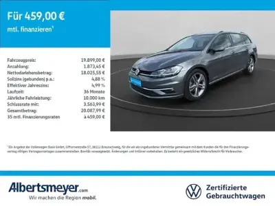 Usata VW Golf VII R-line Plus 110 CV (80 kW) 2019 Grigio Station wagon