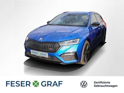 Raceblau metallic Gebraucht 2022 Skoda Octavia RS Kombi | 26.901 € (Guter Preis)