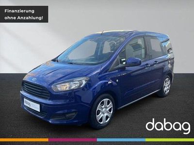 Gebraucht Ford Tourneo Courier Trend 101 PS (74 kW) 2017 Indicblau metallic Van / Kleinbus