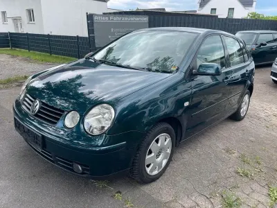 Gebraucht VW Polo Highline 75 PS (55 kW) 2002 Grün Kleinwagen