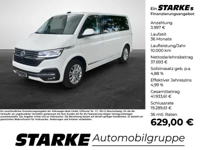 Gebraucht VW Multivan Generation Six 199 PS (146 kW) 2021 Weiß (candyweiß) Van / Kleinbus