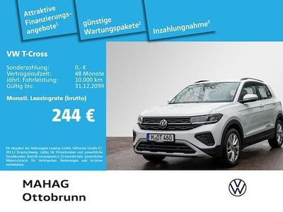 Gebraucht VW T-Cross Life 116 PS (85 kW) 2025 Weiß SUV