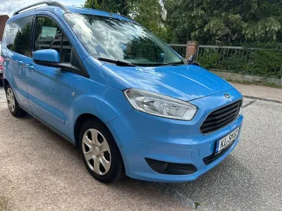 Gebraucht Ford Tourneo Courier Trend 101 PS (74 kW) 2017 Blau Van / Kleinbus